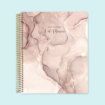 8.5x11 Weekly Planner - Neutral Abstract Ink