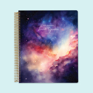 8.5x11 Weekly Planner - Space Galaxy Colourful