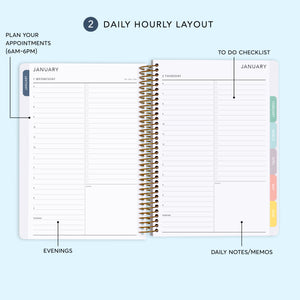 
                  
                    a planner with a daily planner and a daily planner
                  
                