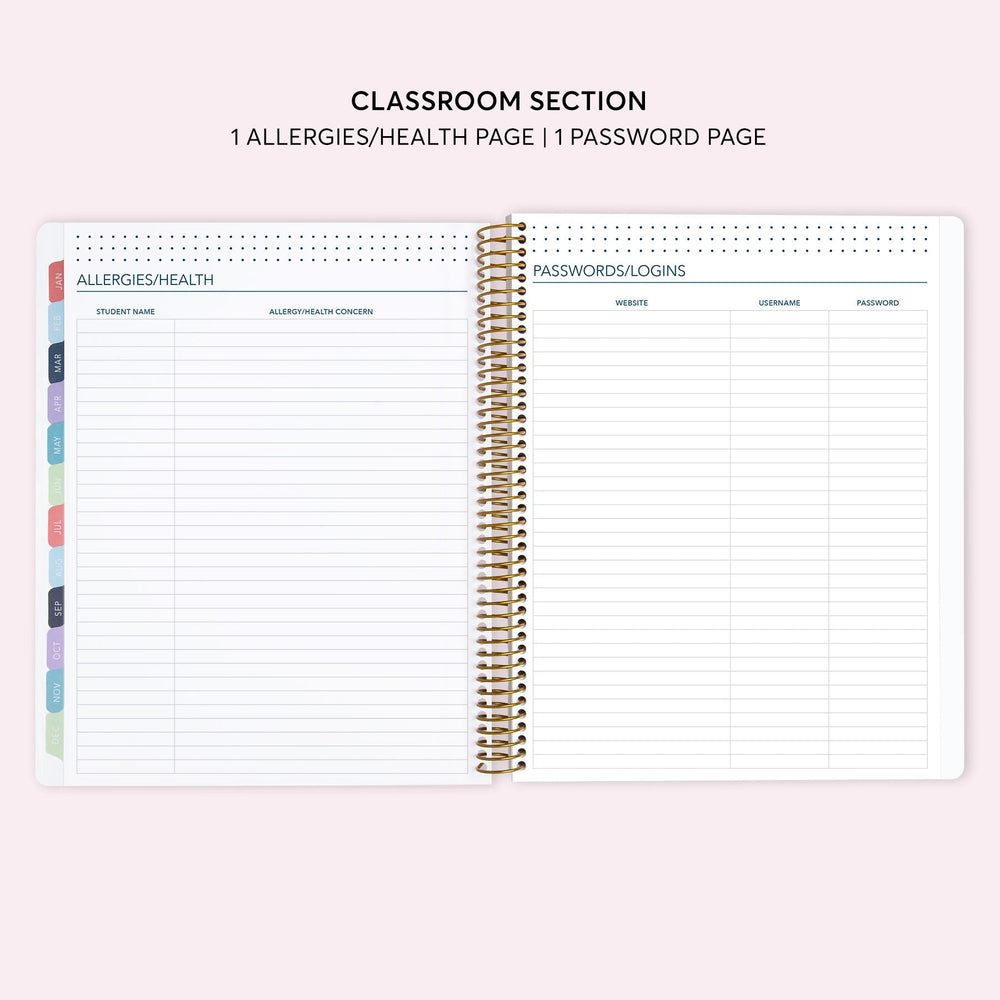 
                  
                    8.5x11 Teacher Planner - Abstract Florals Pink Multicolor
                  
                