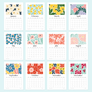 
                  
                    Wall Calendar - Artful Florals
                  
                