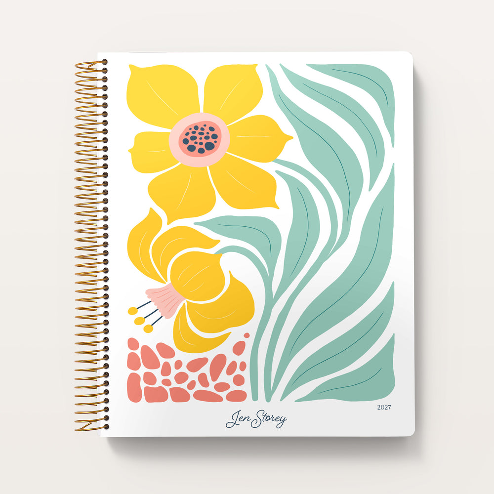 
                  
                    8.5x11 Teacher Planner - Artful Flowers Daffodil
                  
                