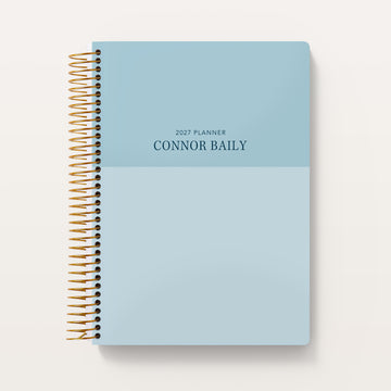 Self Care Planner - Blue Color Block