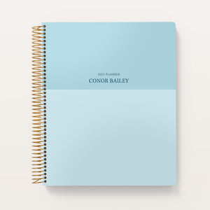 
                  
                    Blue Color Block cover on an 8.5×11 Posy planner
                  
                
