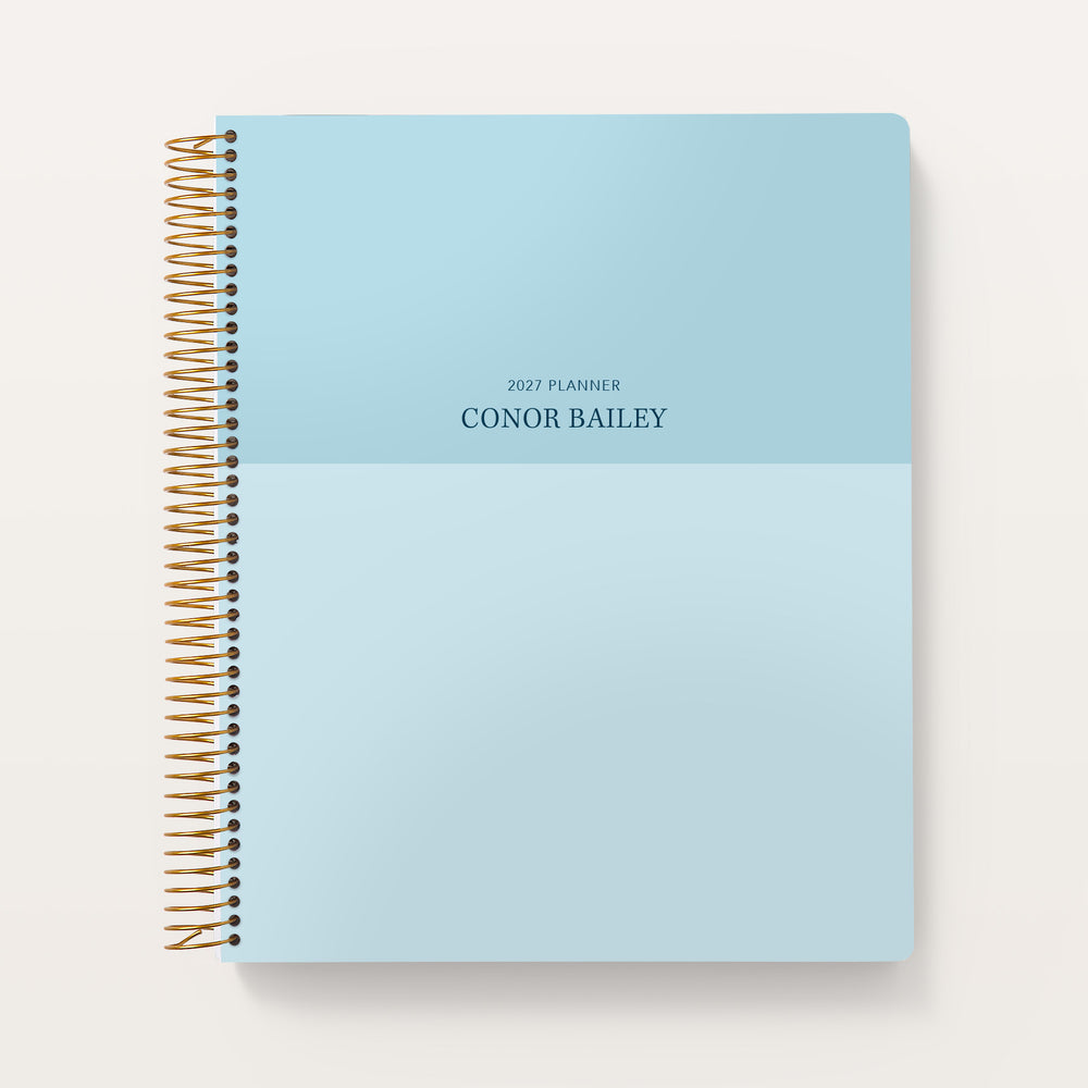 
                  
                    8.5x11 Teacher Planner - Blue Color Block
                  
                