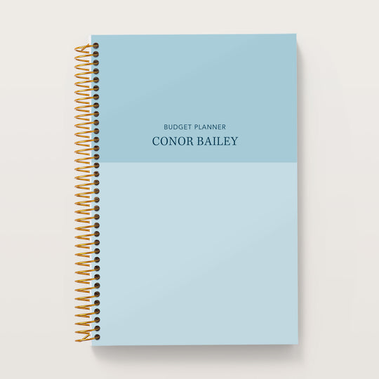 6x9 Budget Planner - Blue Color Block