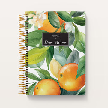 Personalized Recipe Book - Citrus