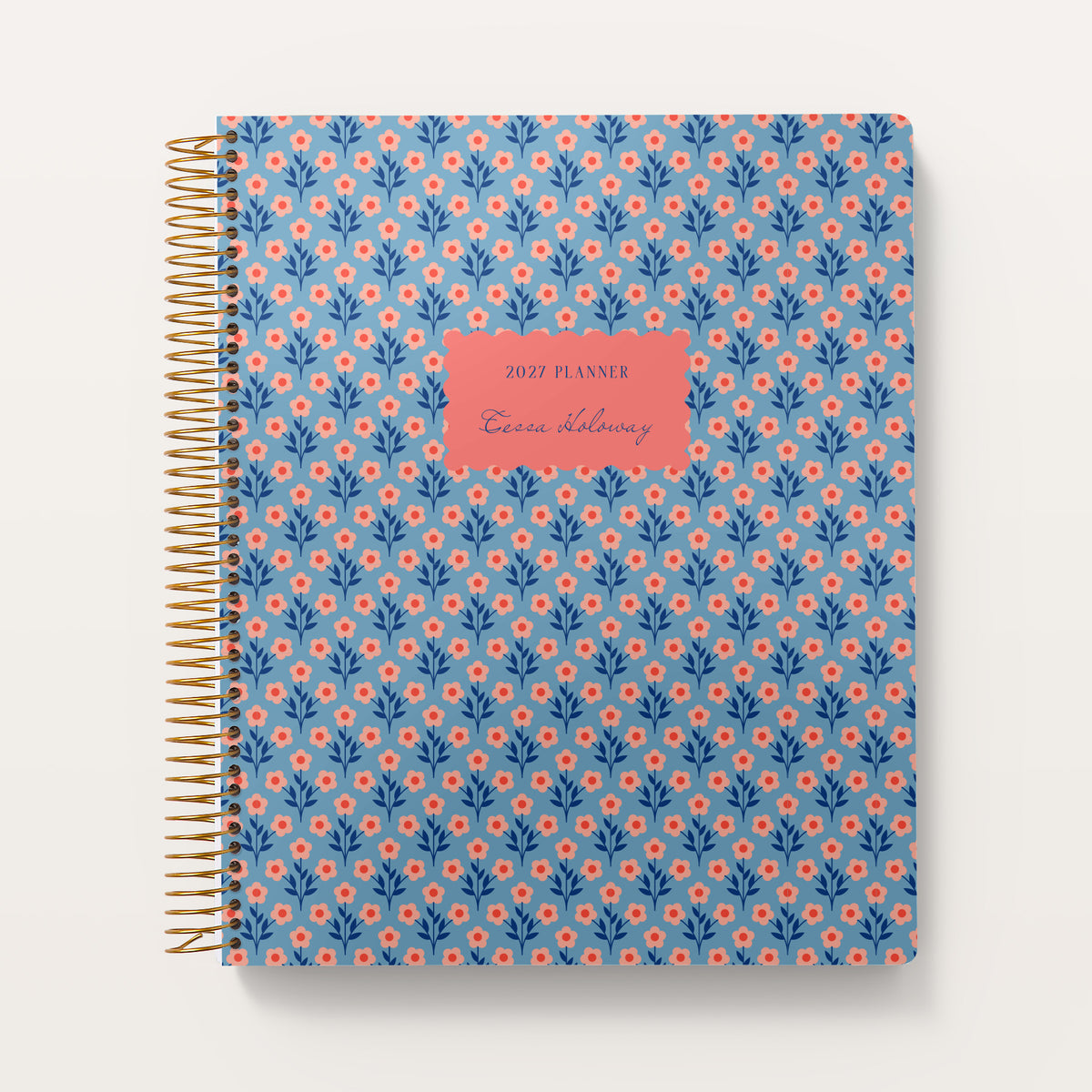 Cloverhill cover on an 8.5×11 Posy planner