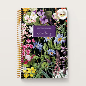 
                  
                    Colorful Florals Black cover on a 6×9 Posy gratitude journal
                  
                