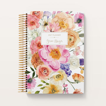 Self Care Planner - Flirty Florals Colorful