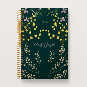 
                  
                    Flower Frame Green cover on a 6×9 Posy notebook
                  
                