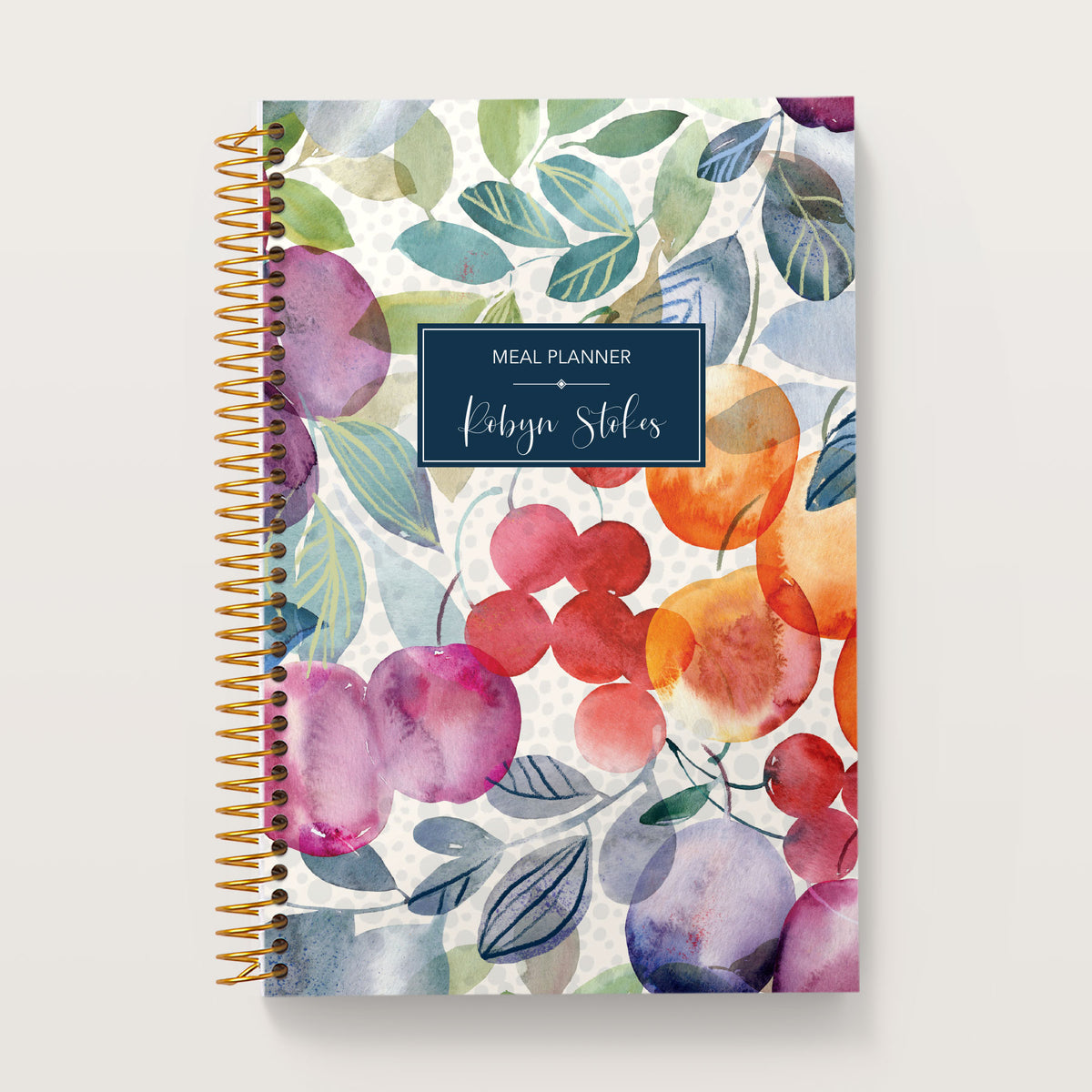 Fruit cover on a 6×9 Posy meal planner