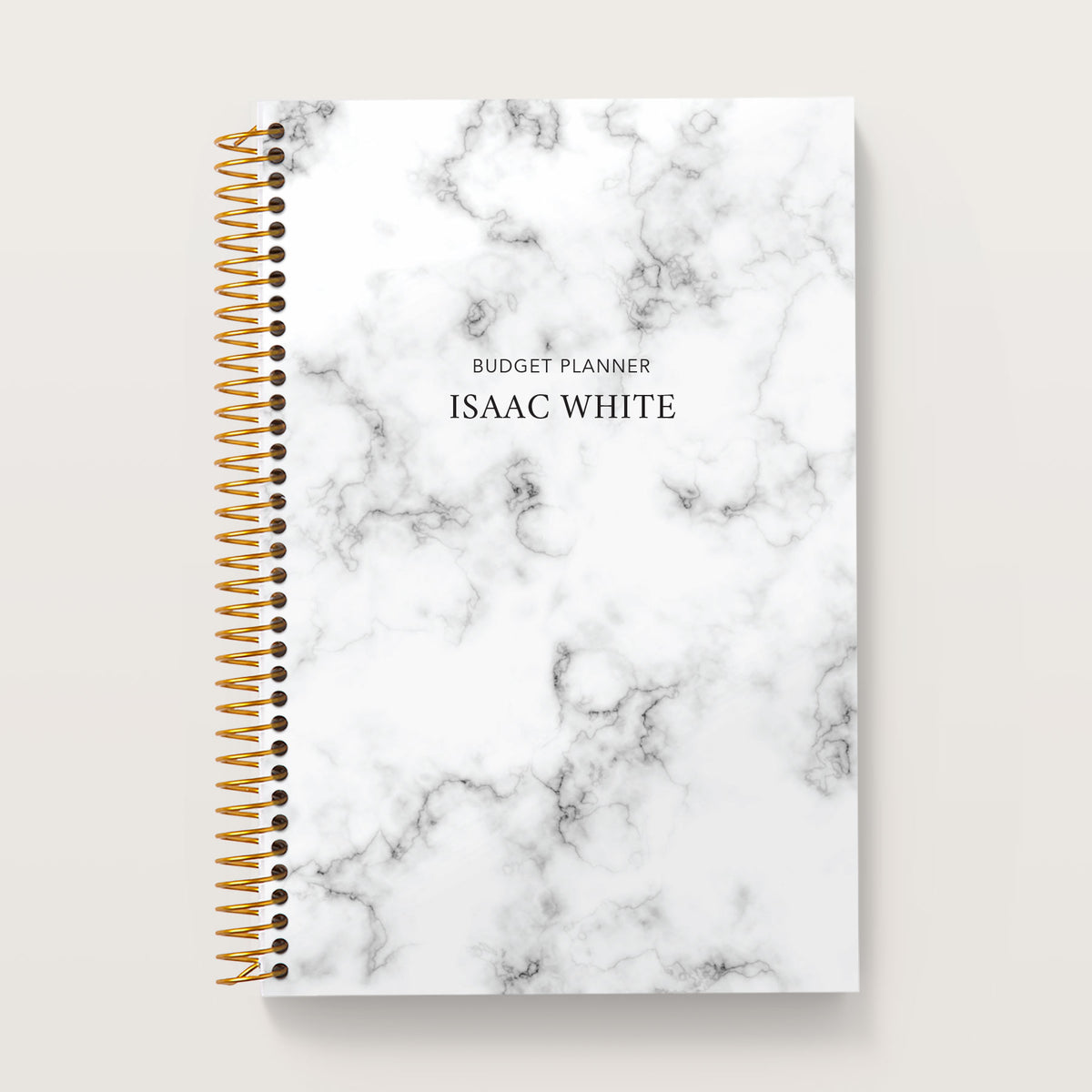 Gray Marble cover on a 6×9 Posy budget planner