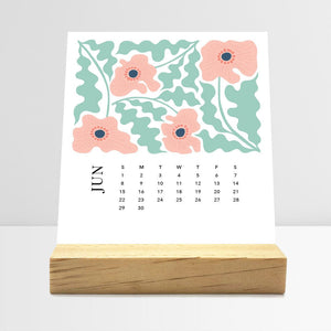 
                  
                    Desk Calendar (Choose Your Start Month) - Artful Flowers
                  
                