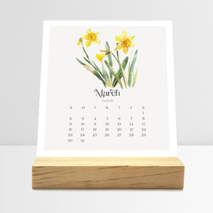 
                  
                    Desk Calendar (Choose Your Start Month) - Birth Flowers
                  
                