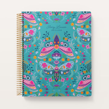 8.5x11 Monthly Planner - Meadow Daybreak Wings