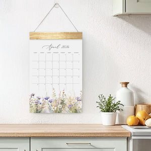 
                  
                    April page of the Meadow Floral wall calendar
                  
                