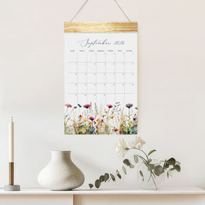 
                  
                    September page of the Meadow Floral wall calendar
                  
                