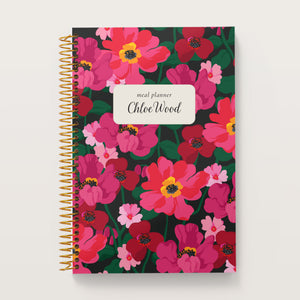 
                  
                    Midnight Spring Bloom cover on a 6×9 Posy meal planner
                  
                