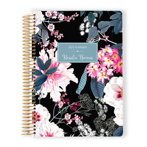 
                  
                    6x9 Monthly Planner - Black Pink Elegant Floral
                  
                