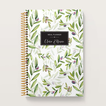 6x9 Meal Planner - Olive Branches