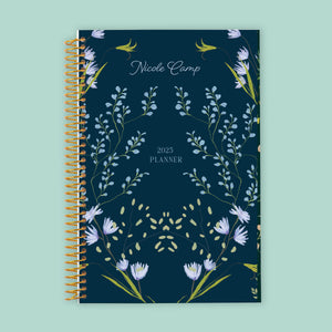 
                  
                    6x9 Notebook/Journal - Flower Frame Pink Blue
                  
                