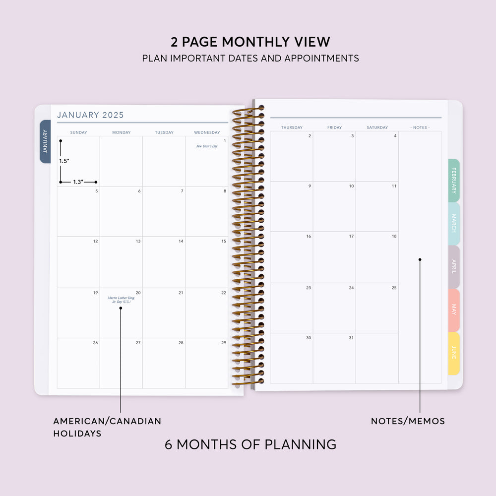 
                  
                    Self Care Planner - Colorful Florals White
                  
                