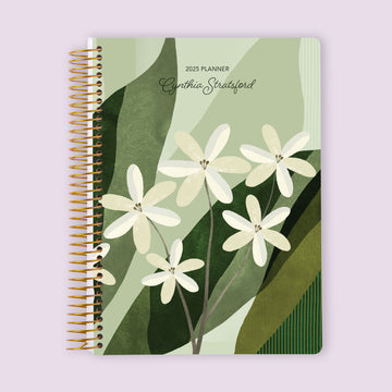 Self Care Planner - Abstract Florals Green