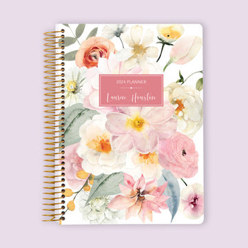 Self Care Planner - Flirty Florals Blush