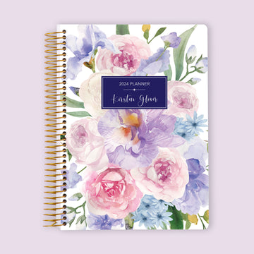 Self Care Planner - Flirty Florals Mauve