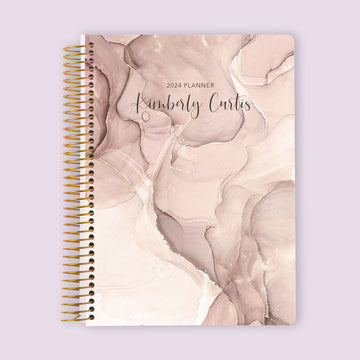 Self Care Planner - Neutral Abstract Ink