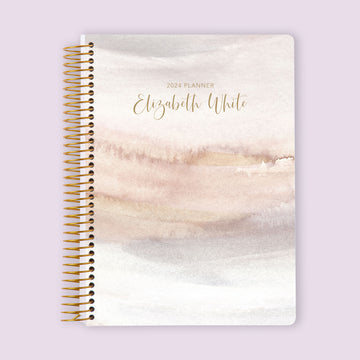 Self Care Planner - Neutral Watercolor Gradient