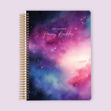 Self Care Planner - Space Galaxy Pink Blue