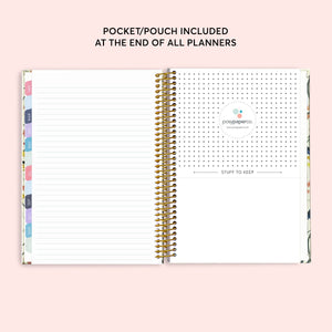 
                  
                    Storage pocket at the back of a 6×9 hardcover Posy planner
                  
                