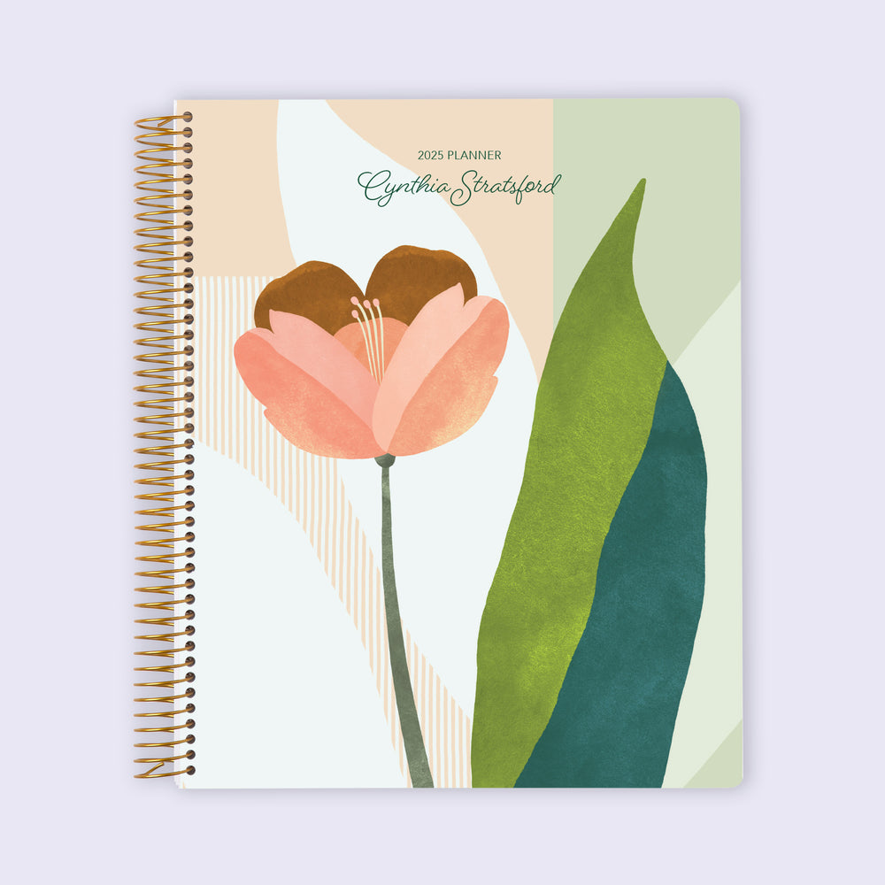 8.5x11 Student Planner - Abstract Florals Multicolor