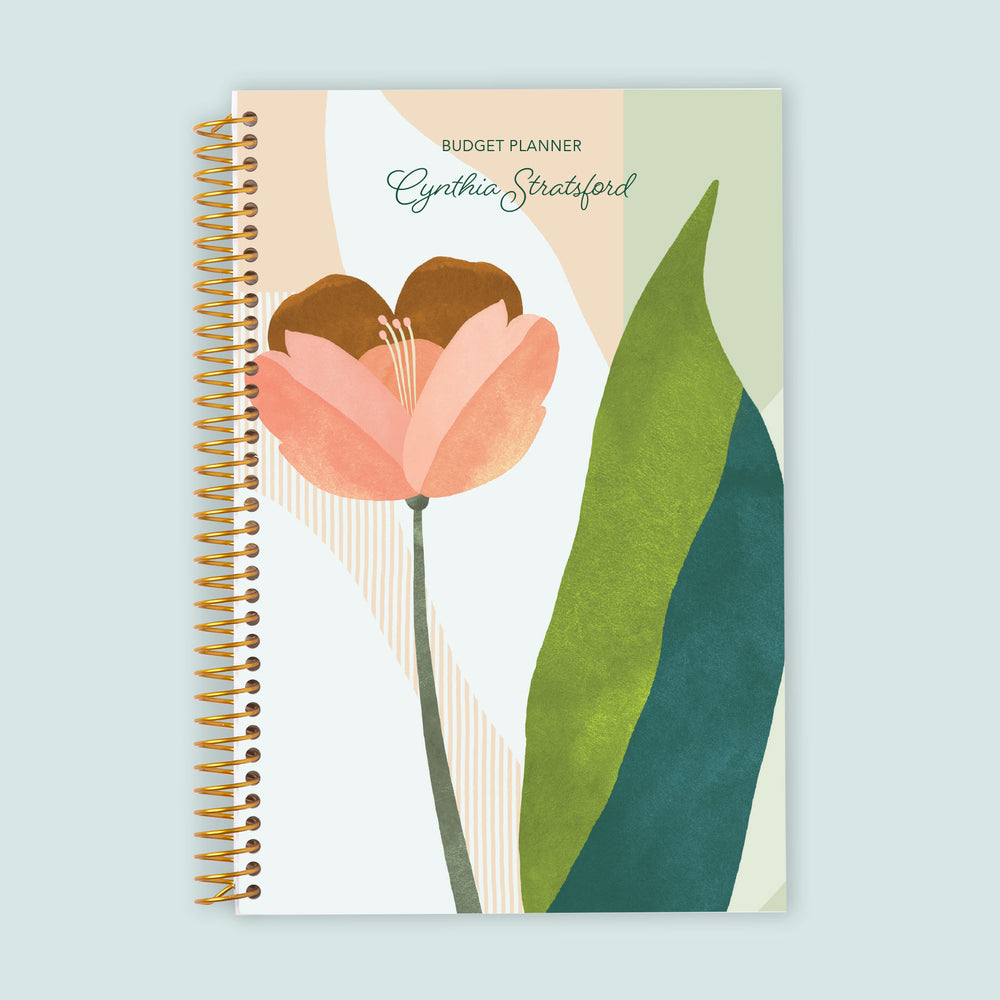 6x9 Budget Planner - Abstract Florals Multicolor