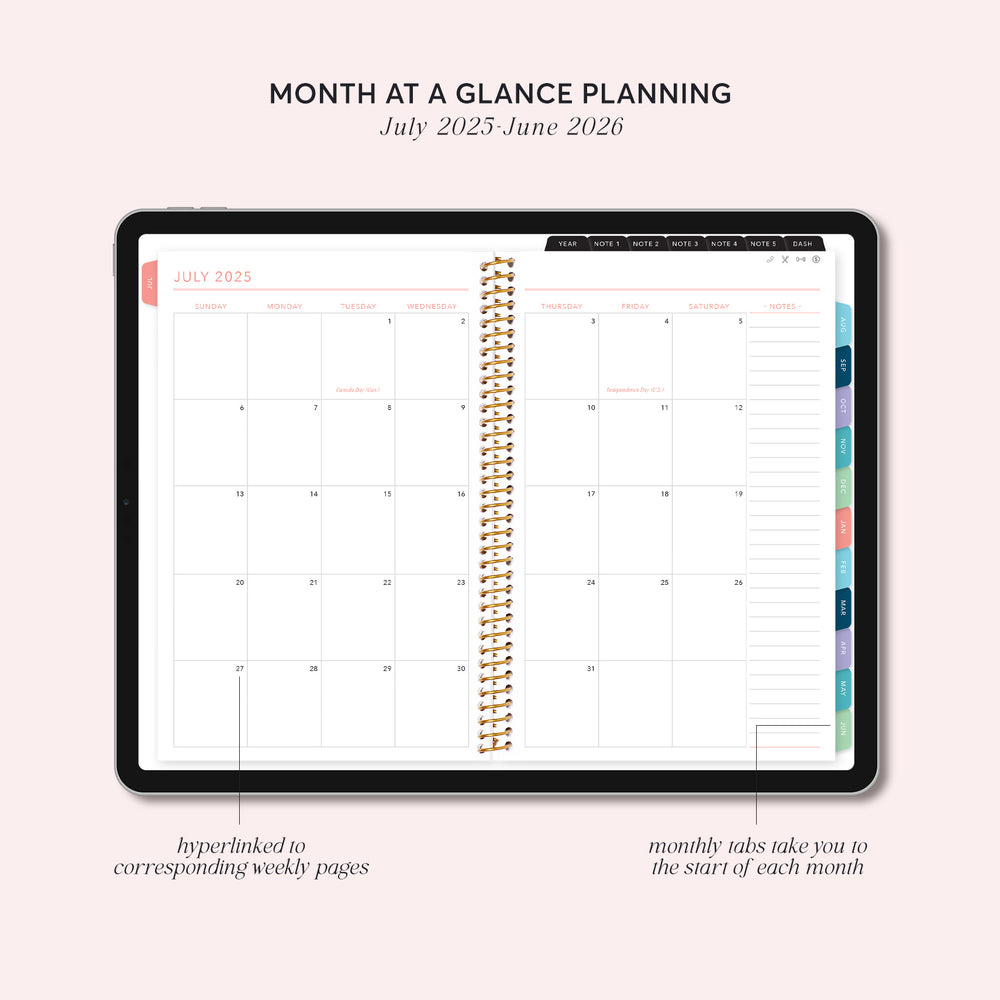 
                  
                    2025/2026 Academic Year - Digital Weekly Planner
                  
                
