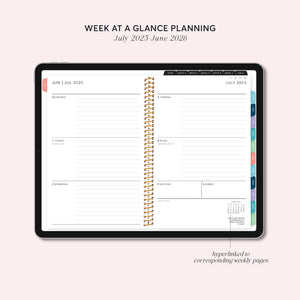 
                  
                    2025/2026 Academic Year - Digital Weekly Planner
                  
                