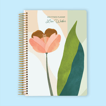 6x9 Fitness Planner - Abstract Florals Multicolor