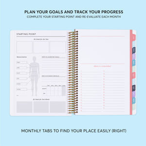 
                  
                    6x9 Fitness Planner - Aqua Gold Abstract Ink
                  
                