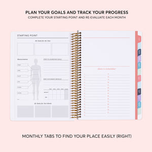 
                  
                    Self Care Enthusiast Bundle - Fitness Planner, Gratitude Journal & Pagemarker
                  
                