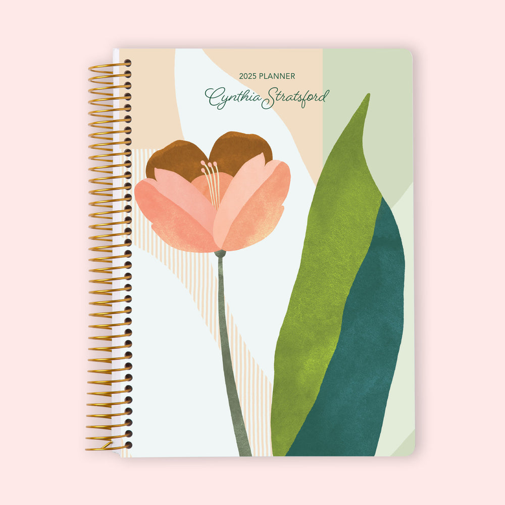 6x9 Weekly Planner - Abstract Florals Multicolor