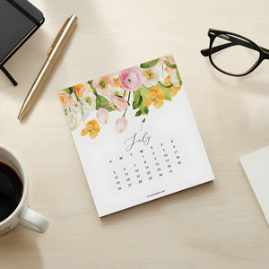 
                  
                    Flirty Florals desk calendar product view
                  
                