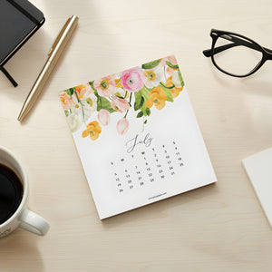 
                  
                    Desk Calendar (Choose Your Start Month) - Flirty Florals
                  
                