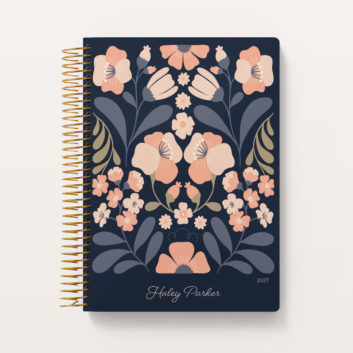 Secret Garden Blush & Dusk cover on a 6×9 Posy planner