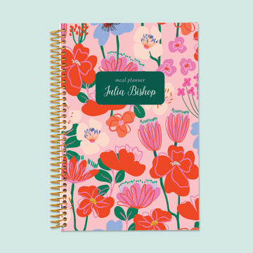 6x9 Meal Planner - Spring Blush
