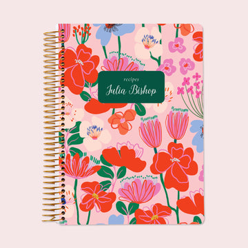 Personalized Recipe Book - Spring Blush