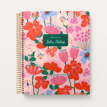 8.5x11 Teacher Planner - Spring Blush