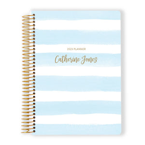 
                  
                    6x9 Student Planner - Blue Watercolor Stripes
                  
                