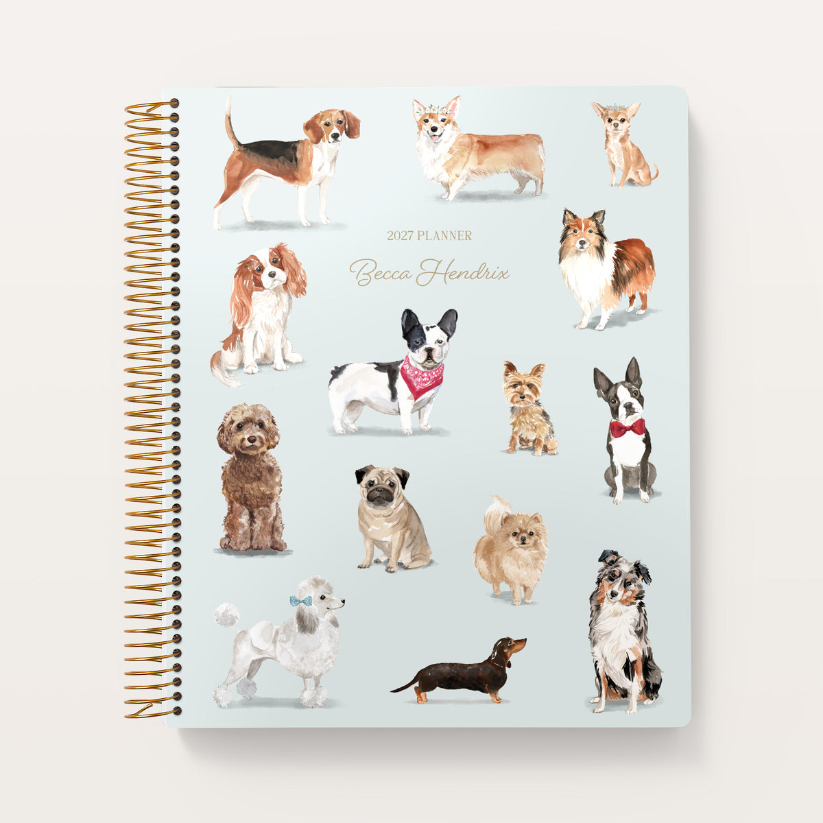 The Loyal Companions cover on an 8.5×11 Posy planner